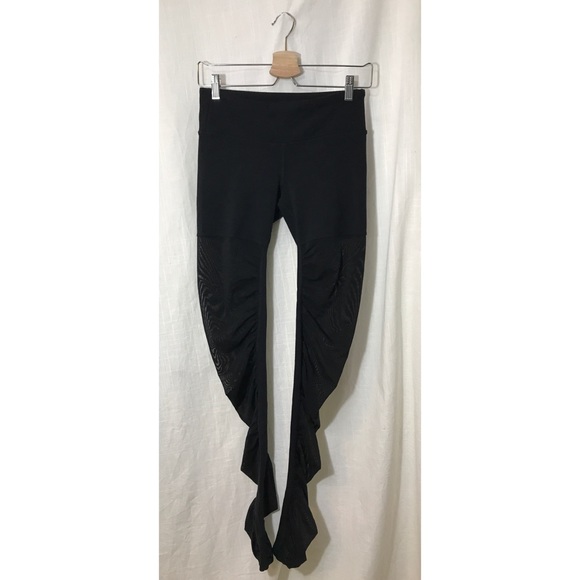 Alo Black Mesh Goddess Legging - Picture 3 of 6